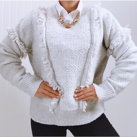 Ms Maggie. Size XL Grey Pullover Sweater - Picture 3 of 7